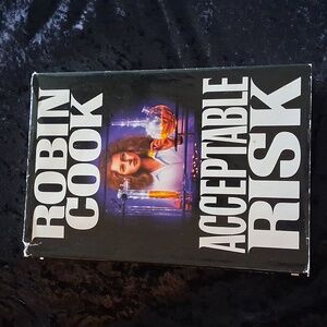 Robin Cook 'Acceptable Risk' Hardcover Book